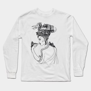 Train Girl Long Sleeve T-Shirt